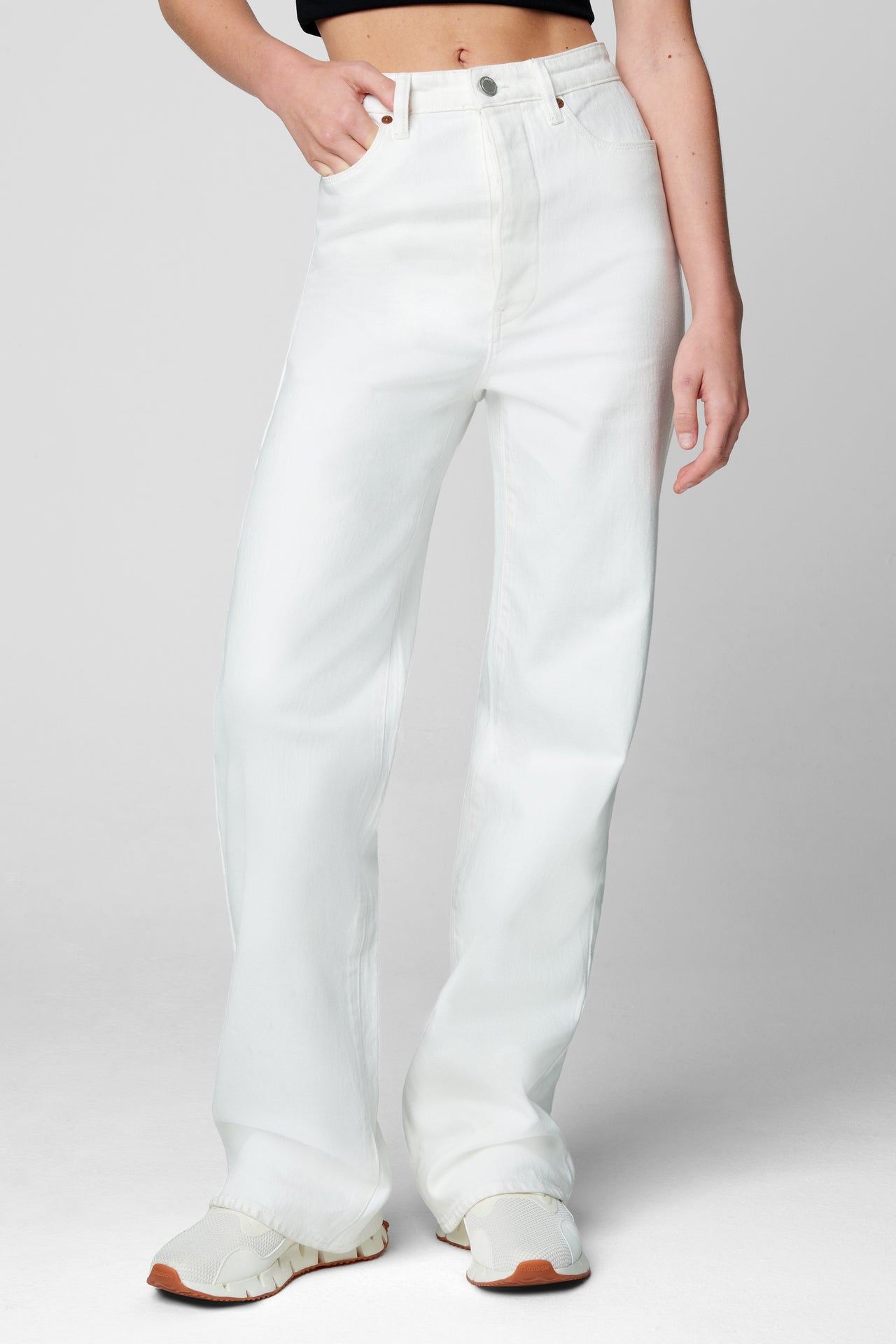 See You Again Straight Leg White, Bootcut Denim by Blank NYC | LIT Boutique