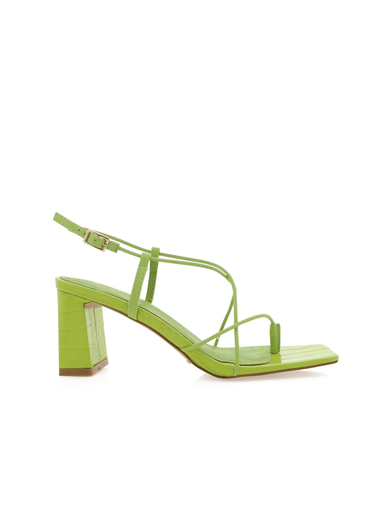 Ilaia Croc Strappy Sandal Acid, Heel Shoe by Billini | LIT Boutique