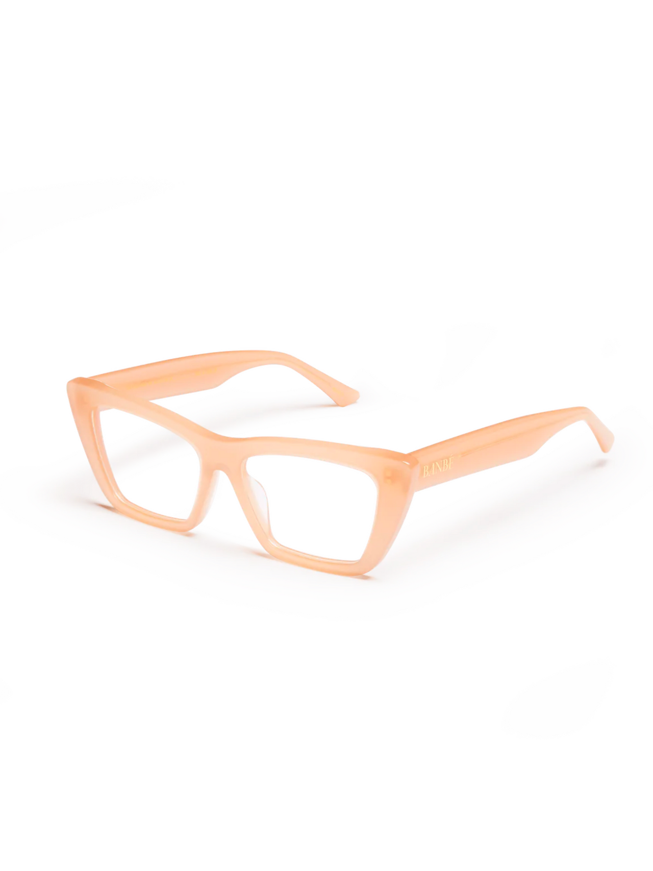 The Banks Blue Light Glasses Nude, Sunglass Acc by BANBE Eyewear | LIT Boutique