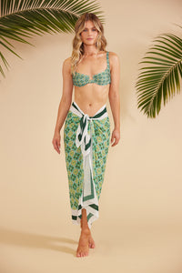 Thumbnail for Cintia Bra Top Greenery, Swim by Mink Pink | LIT Boutique