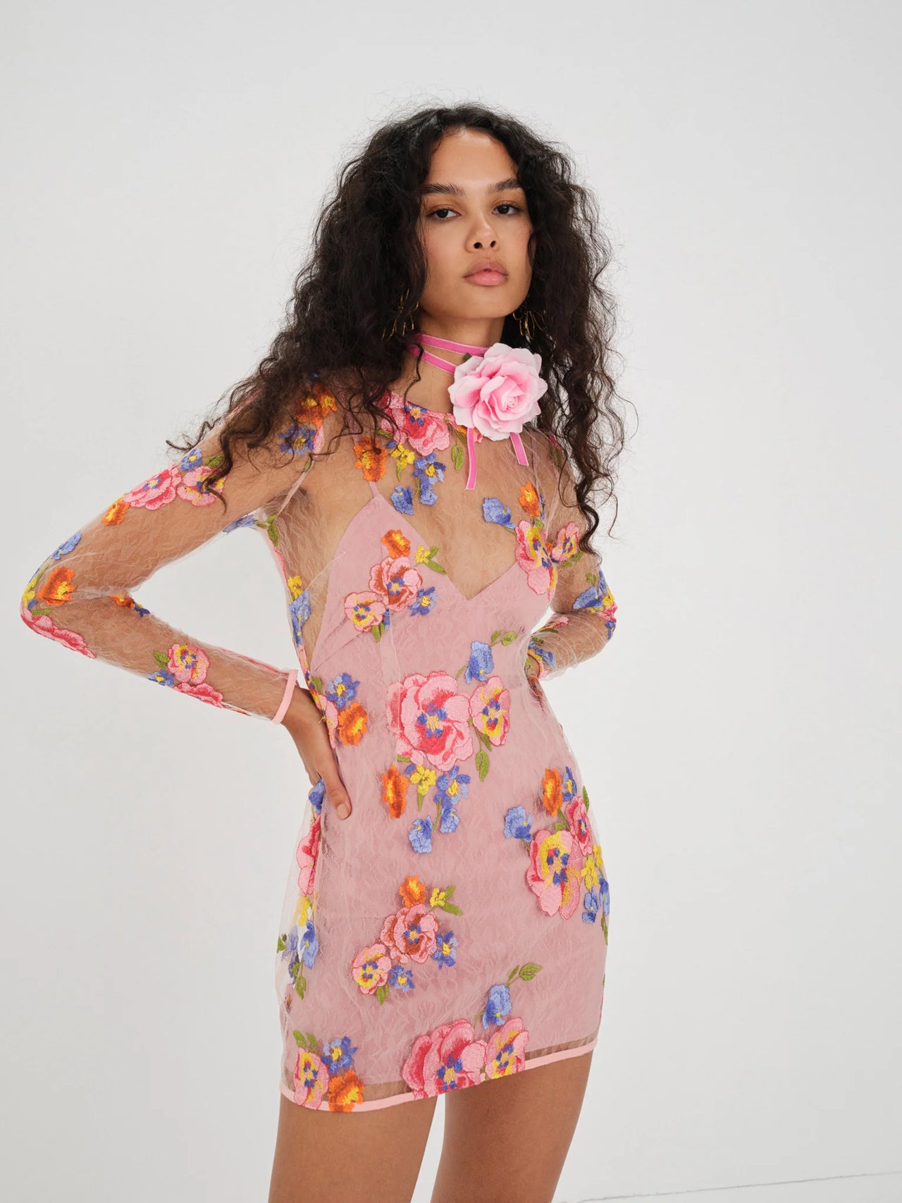 Percy Mini Dress Multi, Mini Dress by For Love & Lemons | LIT Boutique