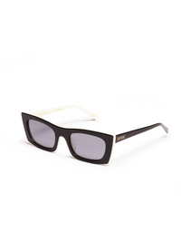 Thumbnail for The Crawford Sunglasses Black/Ivory Smoke, Sunglass Acc by BANBE Eyewear | LIT Boutique