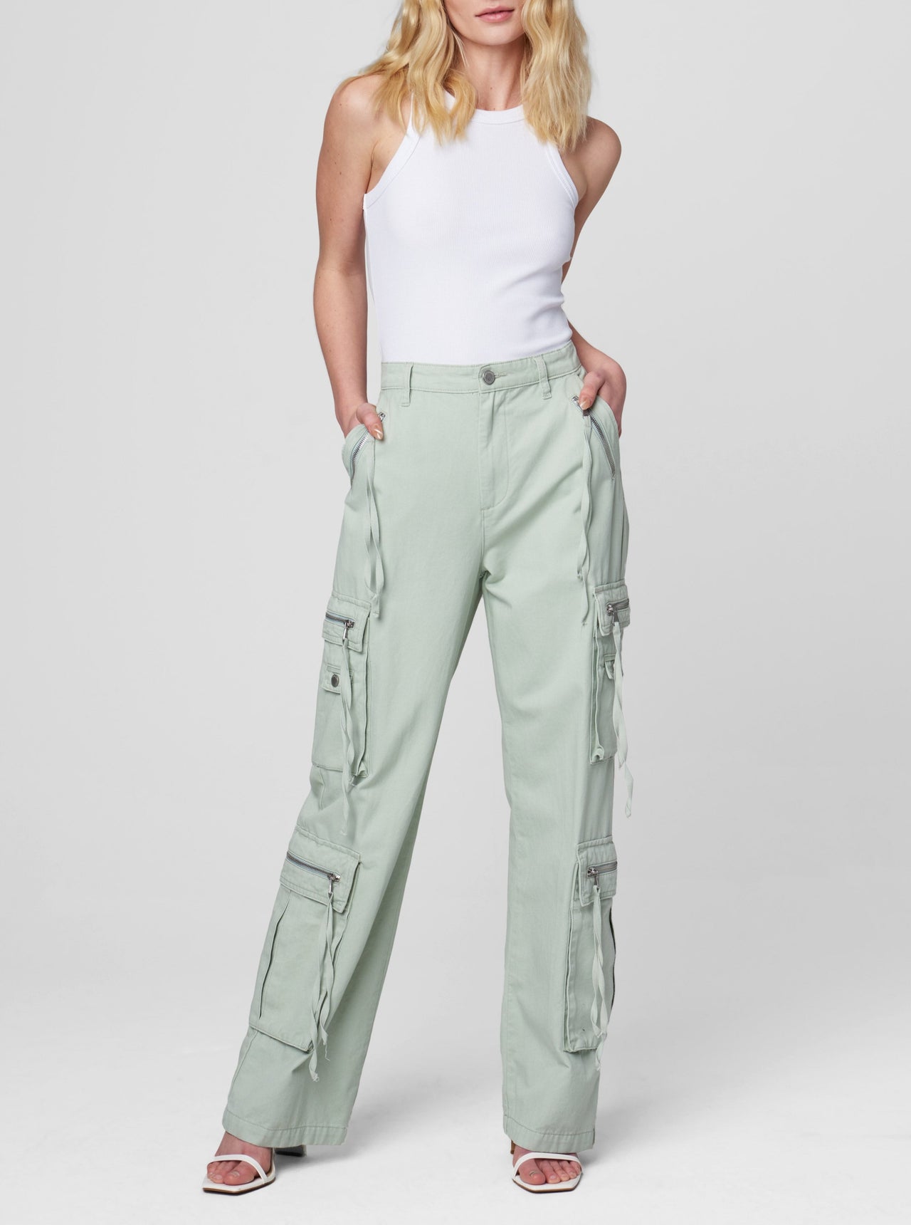 Zen Time Linen Cargo Pocket Pant, Bottoms by Blank NYC | LIT Boutique