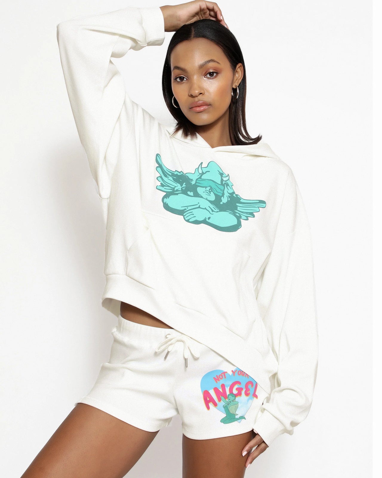 Sorry Siren Cream Hoodie, Sweat Lounge by Boys Lie | LIT Boutique