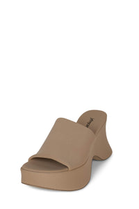Thumbnail for 6TEEN-2 Platform Mesh Sandal Beige, Shoes by Jeffrey Campbell | LIT Boutique