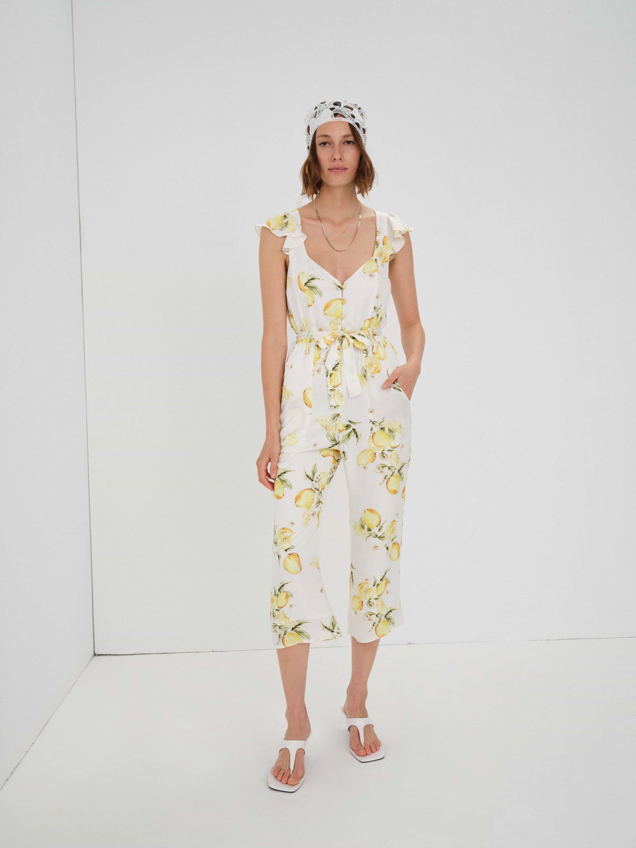 Limonada Jumpsuit Yellow, Jumpsuit Dress by For Love & Lemons | LIT Boutique
