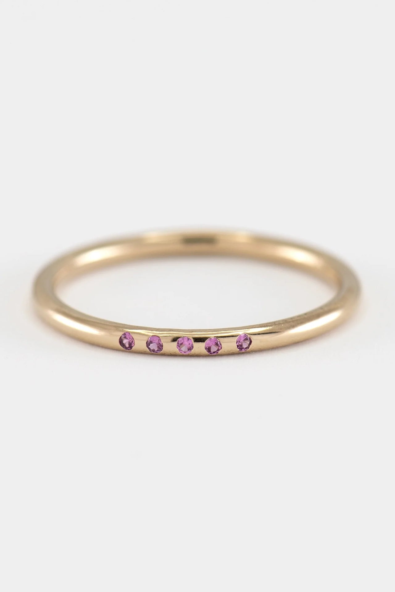 Ariana Pink Sapphire Ring 14k Gold, Rings by PK Jewlery | LIT Boutique