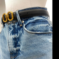 Thumbnail for Black Double Link Belt, Belt Acc by Accessory Concierge | LIT Boutique