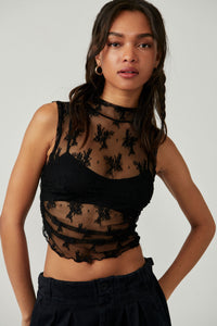 Thumbnail for Solid Nice Try Black Muscle Tank, Tops by Free People | LIT Boutique