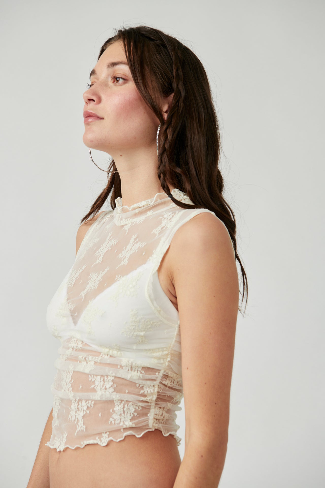 Solid Nice Try White Muscle Tank, Tops by Free People | LIT Boutique