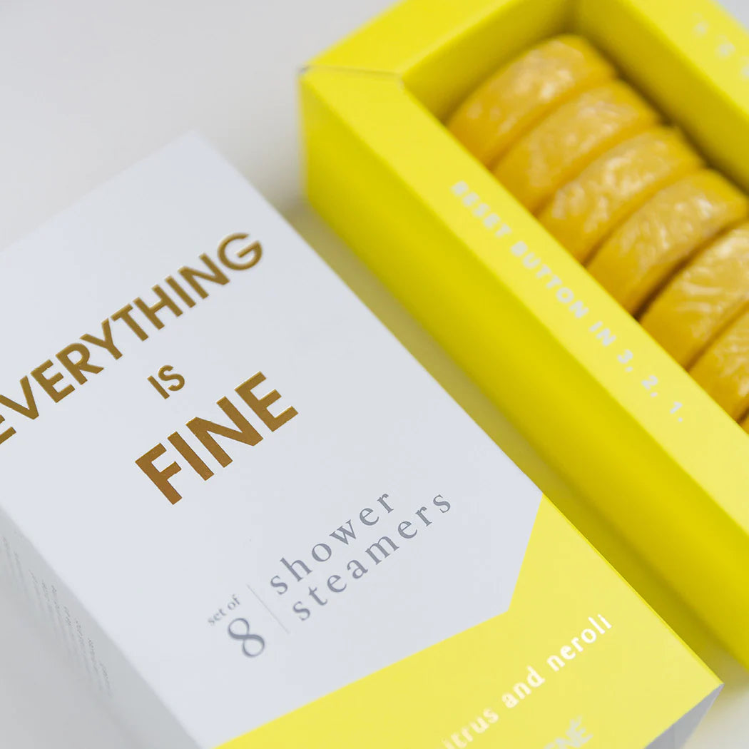 Everything is Fine Shower Steamers, Home Gift by Chez Gagne | LIT Boutique