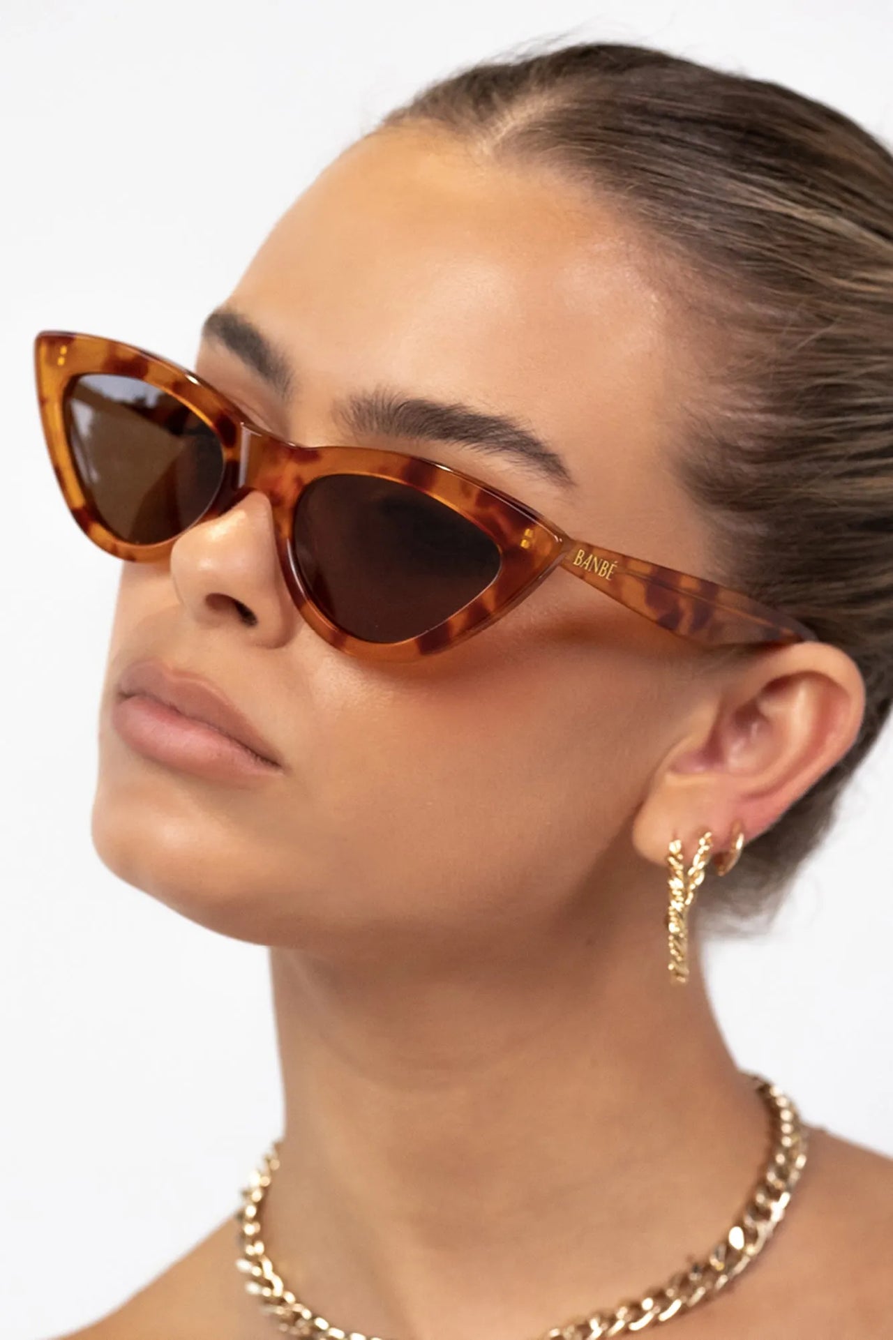 The Linda Sunglasses Maple Tort/Brown Matte, Sunglass Acc by BANBE Eyewear | LIT Boutique