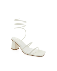Thumbnail for Unice Strappy Sandal White, Heel Shoe by Billini | LIT Boutique