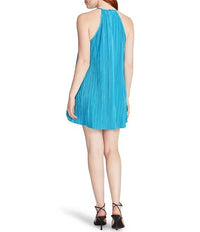 Thumbnail for Ada Blue Halter Mini Dress, DRESSES by Steve Madden | LIT Boutique
