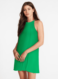 Thumbnail for Ada Green Halter Mini Dress, DRESSES by Steve Madden | LIT Boutique