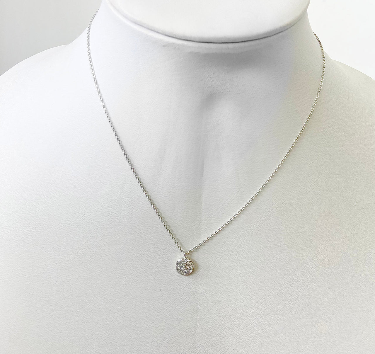 Adena Pendant Necklace White Gold, Necklace by Secret Box | LIT Boutique