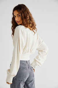 Thumbnail for All Nighter Tee Ivory, Tee Casuals by Free People | LIT Boutique