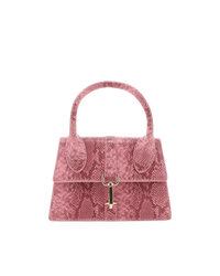 Thumbnail for Ally Python Handle Bag Rose, Bag by Billini Shoes | LIT Boutique