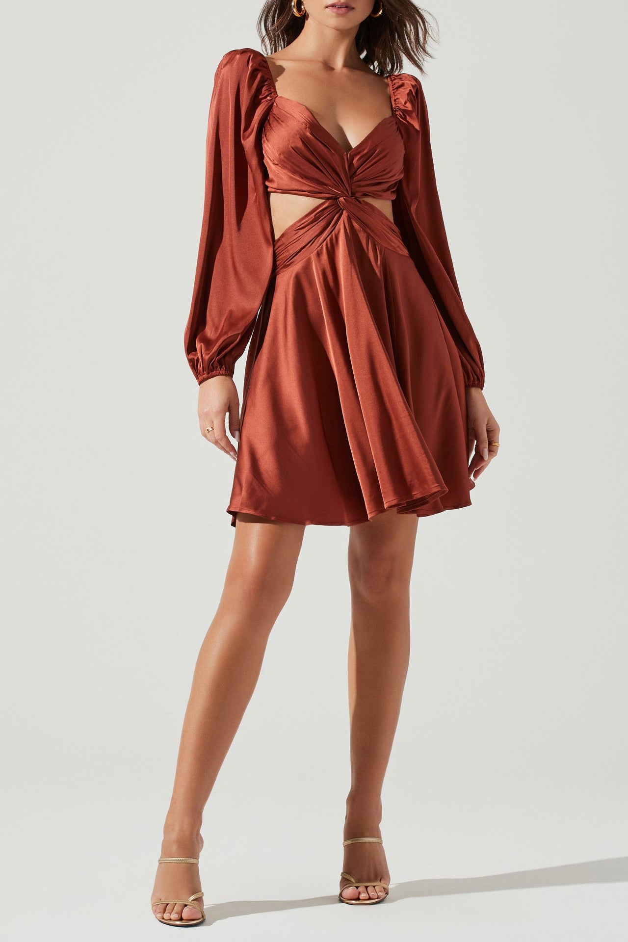Anamaria Dress Rust, Dress by ASTR | LIT Boutique
