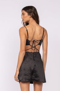 Thumbnail for Aurora Cutout Mini Dress Black, Dresses by ReFine | LIT Boutique