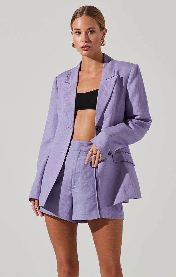Ayra Blazer Lavender, Jacket by ASTR | LIT Boutique