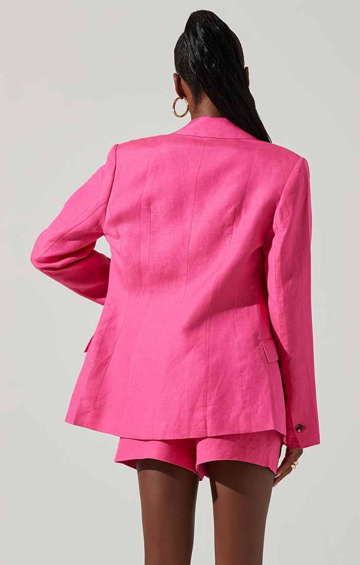 Ayra Blazer Pink, Jacket by ASTR | LIT Boutique