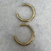 Thumbnail for Baxter Bubble 50mm Hoop 14k Gold, Earring by SecretBox | LIT Boutique