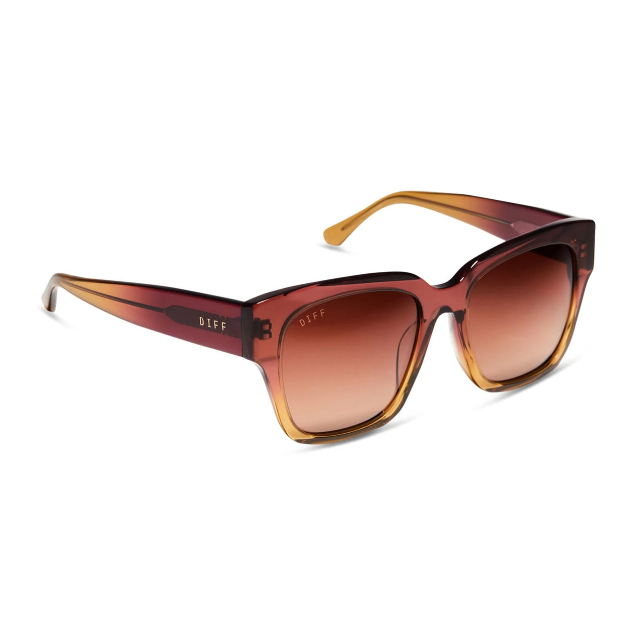 Bella II Sunglasses Clayton Brown Gradient, Sunglasses by DIFF Eyewear | LIT Boutique