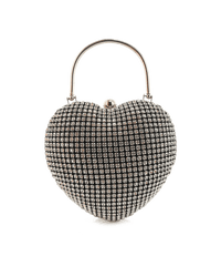 Thumbnail for Belle Handle Bag Silver Diamante, Handbags by Billini Shoes | LIT Boutique