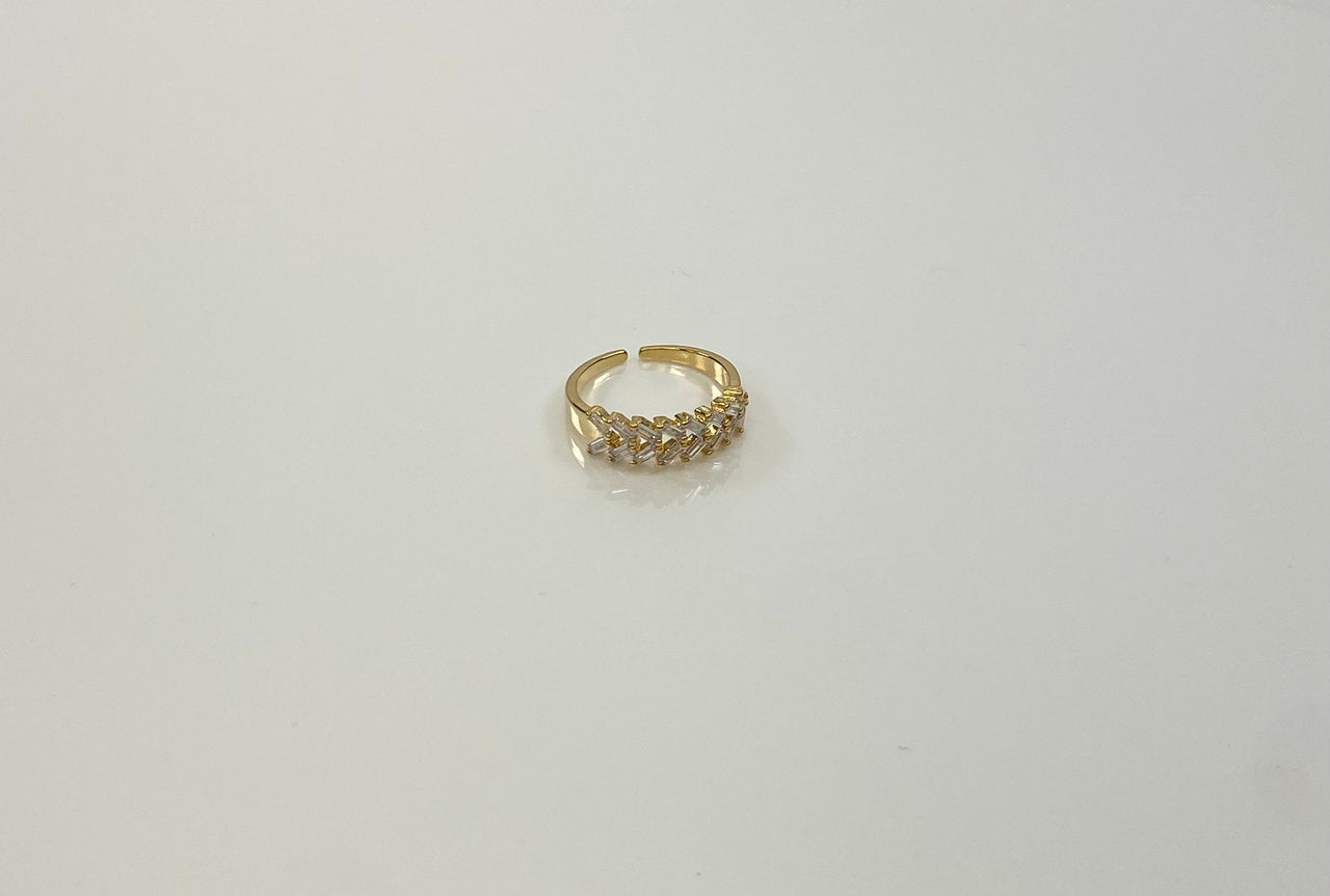 Bentley Baguette Ring 14k Gold, Rings by Secret Box | LIT Boutique