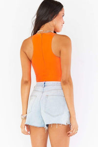 Thumbnail for Best Bodysuit Neon Orange, Bra by Show Me Your Mumu | LIT Boutique