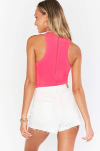 Thumbnail for Best Bodysuit Neon Pink, Bra by Show Me Your Mumu | LIT Boutique