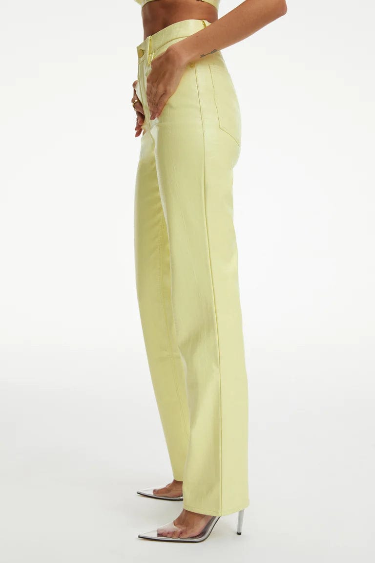 Better Than Leather Good Icon Key Lime, Bottoms by Good American | LIT Boutique