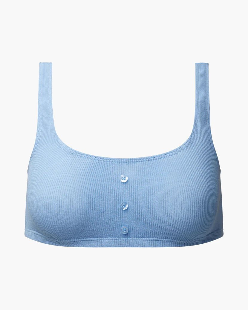 Blue Bell Button Scoop Bra, Bra Lounge by We Wore What | LIT Boutique