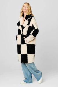 Thumbnail for Bold Move Checkerboard Jacket Black White, Jacket by Blank NYC | LIT Boutique