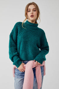Thumbnail for Bradley Turtleneck Pullover Sweater Alpine Heather, Sweater by Free People | LIT Boutique