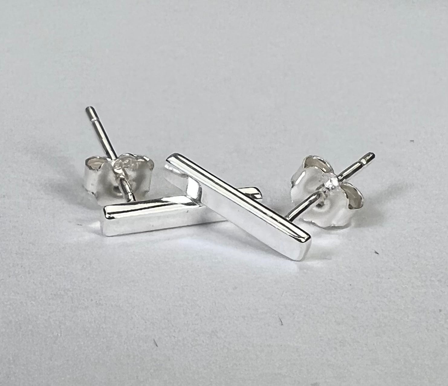 Small Maine 207 Bar Stud Earrings – Squirrel's Nest Jewelry