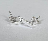 Thumbnail for Caine Bar Studs 925 Sterling Silver, Earring by LX1204 | LIT Boutique
