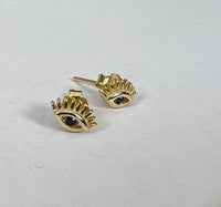 Thumbnail for Calix Evil Eye Studs 14k Gold, Earring by LX1204 | LIT Boutique