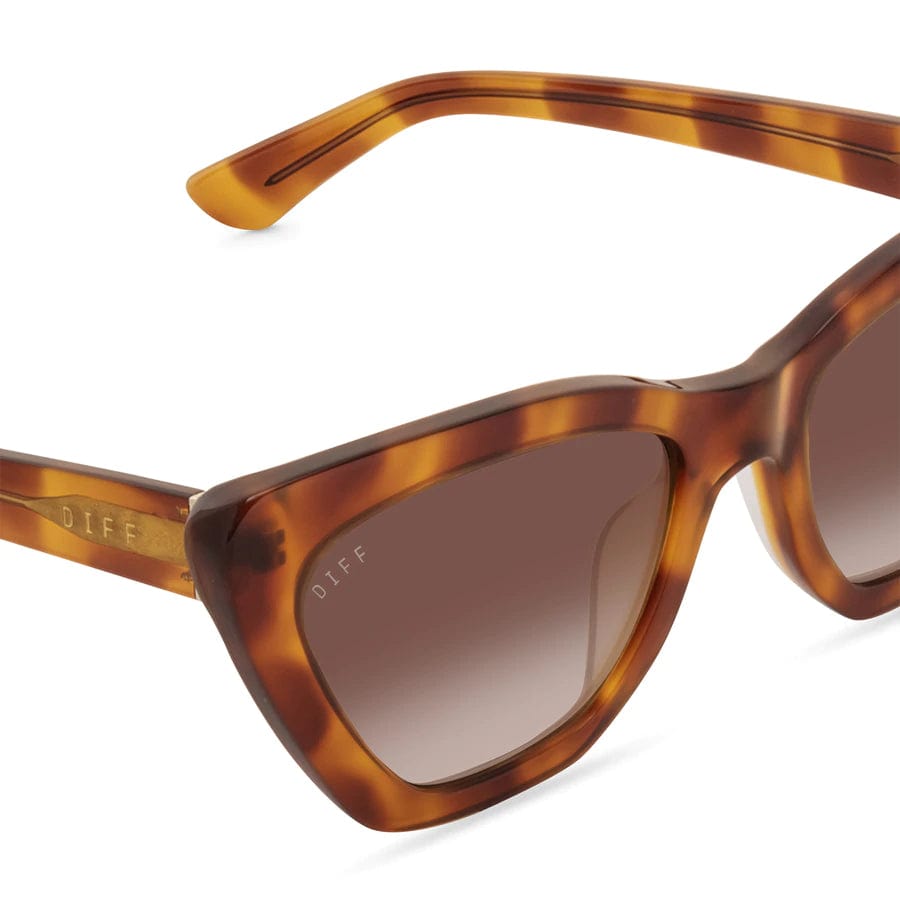 Camila Andes Tortoise Brown Gradient Sunglasses, Sunglasses by DIFF Sunglasses | LIT Boutique