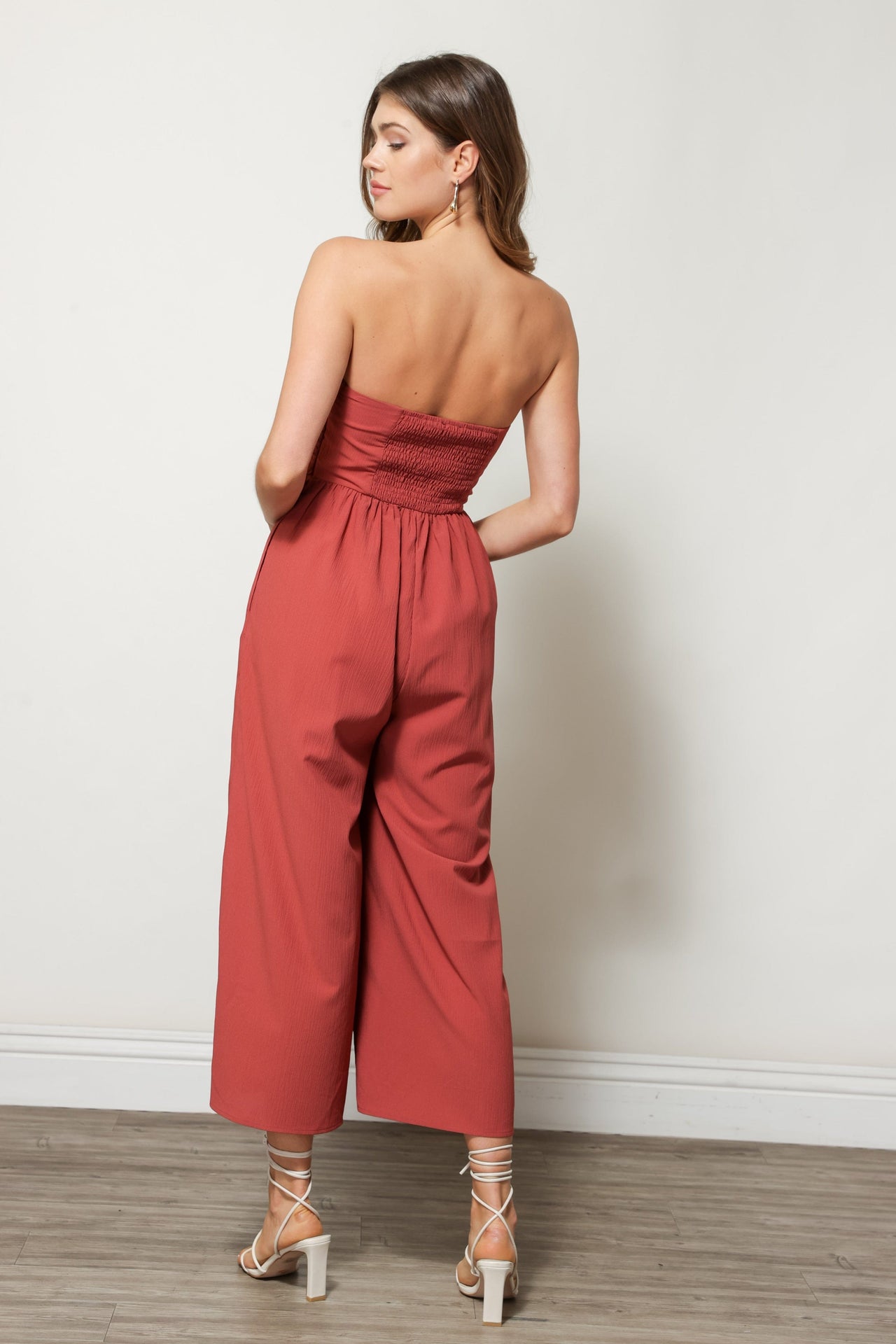 Charlie Jumpsuit Cinnamon, Dress by Line and Dot | LIT Boutique