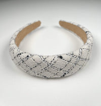 Thumbnail for Coco My Love Head Band Ivory/Black Combo, Accessories by Lucca Couture | LIT Boutique