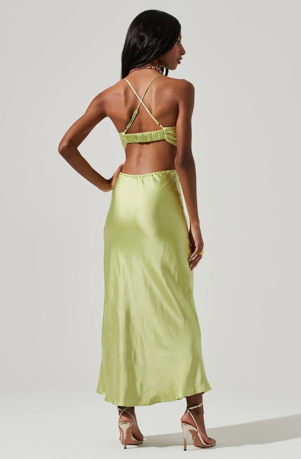 Colette Dress Lime, Dresses by ASTR | LIT Boutique