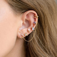 Thumbnail for Cosmic Skies Gold Ear Cuff and Stud, Earrings by GirlsCrew | LIT Boutique