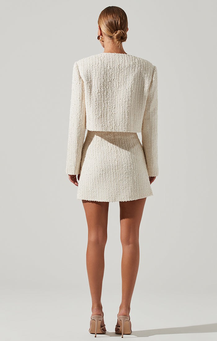 Covina Skirt Cream, Skirt by ASTR | LIT Boutique