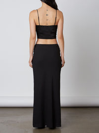 Thumbnail for Black Linen Maxi Skirt, Maxi Skirt by Cotton Candy | LIT Boutique
