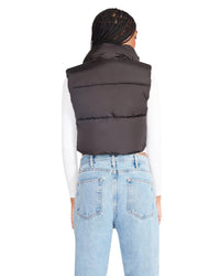 Thumbnail for Daisy Contrast Puffer Vest Black, Jacket by BB Dakota | LIT Boutique
