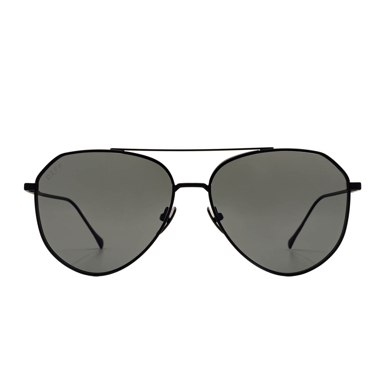 Dash Matte Black and Grey Sunglasses, Sunglasses by DIFF Sunglasses | LIT Boutique