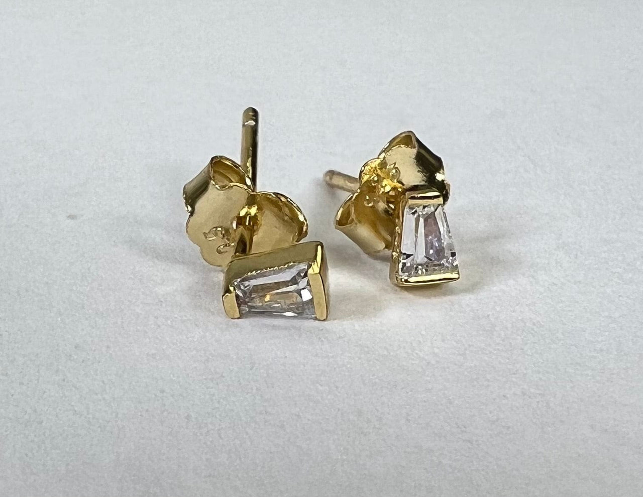 Dawson Diamond Studs 14k Gold, Earring by LX1204 | LIT Boutique