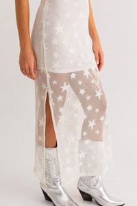 Thumbnail for Despina Star Tank Dress White, Dress by Le Lis | LIT Boutique